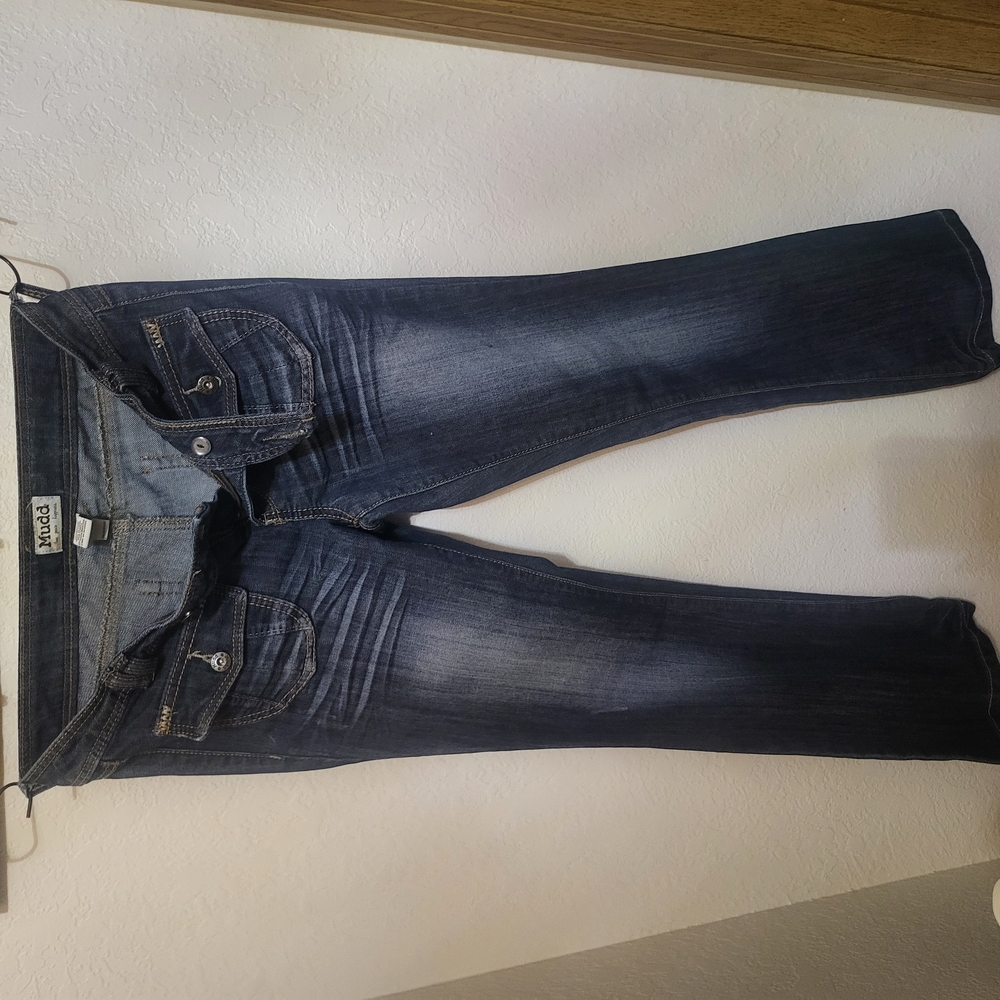 Rock & Roll Cowgirl Blue Straight Leg Jeans